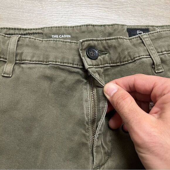 AG Adriano Goldschmied The Caden Tailored Trouser Women's 30x28 Green - Picture 8 of 12